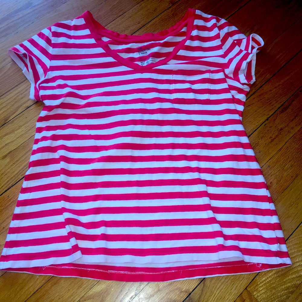 Red and white striped top from GAP